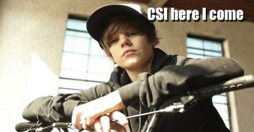 justin bieber on csi 2011. Justin Bieber back to the csi